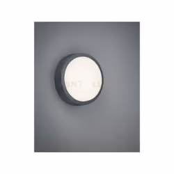 BREG PLAFONIERA LED DA ESTERNO FUSIONE DI ALLUMINIO ANTRACITE D. 20CM