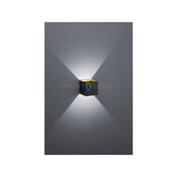 Trio - Applique a parete louis 223310132 nero e oro