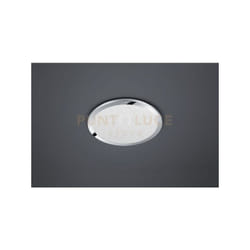 Plafoniera led rotonda bordo cromato effetto cristallo 40cm cesar 656412406