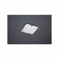 CESAR PLAFONIERA LED QUADRATA BORDO CROMATO EFF.CRISTALLO DIMMERABILE CON INTERRUTTORE A SCATTO IP44 30X30CM