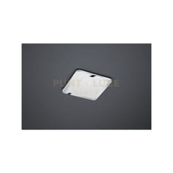 Trio - Plafoniera led quadrata bordo cromato effetto cristallo 30x30cm cesar 656511806