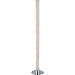 Reality Leuchten - Lampada da terra led rgb, metallo, cromo, H104 cm, Leia