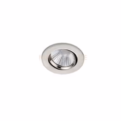 PAMIR FARETTO DA INCASSO LED ROTONDO ORIENTABILE ACCIAIO DIMMERABILE IP23 DIAM.8,5CM
