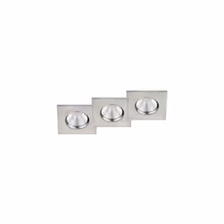 ZAGROS Illuminazione da Incasso GD Trio Zagros di GD Trio, kit 3 faretti da incasso led quadrati cromati dimmerabili ip65 8,5 ...