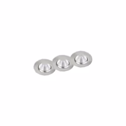 ZAGROS Illuminazione da Incasso GD Trio Zagros di GD Trio, kit 3 faretti da incasso led rotondi acciaio dimmerabili ip65 diam ...