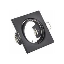 Trio Lighting - italia faretto jura da incasso quadrato orientabile 1xgu10 nero opaco 650000132