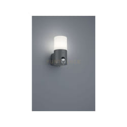Trio Lighting - Applique a parete led cilindro hoosic diffusore bianco sensore movimento222260142 antracite