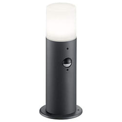 Trio - Leuchten Hoosic - Lampione da esterni in alluminio, colore: antracite/bianco