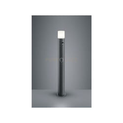 Trio - Palo alto led cilindro hoosic diffusore bianco h.80cm 422260142 antracite