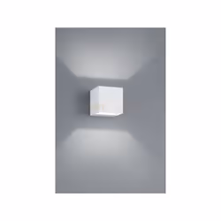 ADAJA Applique a parete 3 LED CUBO BIANCA ANGOLO APERTURA REGOLABILE DA 0° A 90° L. 8 X H.8