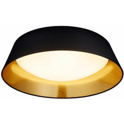 Reality Leuchten - Plafoniera a led per dormire lampada per camera degli ospiti in tessuto Faretto oro Reality R62871879