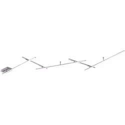 INDIRA Plafoniera GD Trio Indira di GD Trio, plafoniera-applique anche retro-illuminata con 5 bacchette orientabili acciaio s ...
