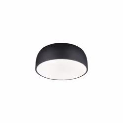 BARON Plafoniera GD Trio Baron di GD Trio, plafoniera tonda metallo nero con diffusore satinato d.52 cm Caratteristiche: Grup ...