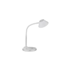 Lampada Tavolo Studio Scrivania 3W Led Flessibile Bianca Berry GD Trio