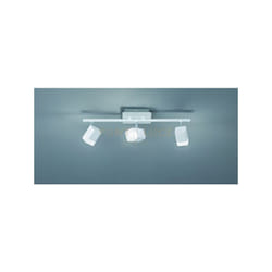 Trio Lighting - Barra 3 faretti led quadrati roubaix metallo R82153131 bianco