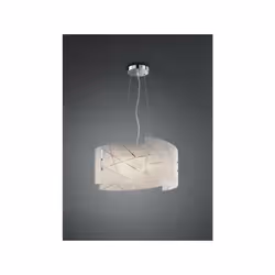 lampada a sospensione in vetro colore: bianco materiale: vetro caratteristiche prodotto: montaggio a soffitto ip20 lampadina ...