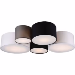 Le luci in tessuto creano un'atmosfera accogliente e sono considerate un classico dell'illuminazione decorativa. La plafonier ...