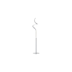 Reality Leuchten - Lampada Piantana Led Moderna Ondulata 145 cm Acciaio Course gd Trio