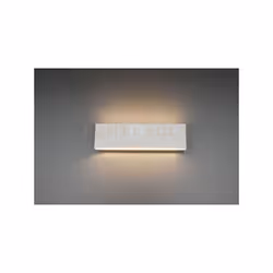 CONCHA Applique a parete LED BI-EMISSIONE METALLO COLORE BIANCO CON REGOLAZIONE D'INTENSITA' 3 STEP AD INTERRUTTORE L. 28CM P ...