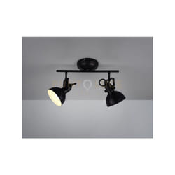 Trio Lighting - Barra 2 faretti metallo gina R80152032 36,5 cm nero