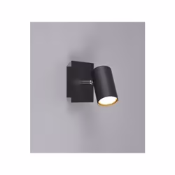 MARLEY Faretti e portafaretti CILINDRO METALLO NERO L. 15CM