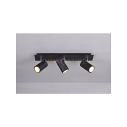 Barra 3 faretti marley cilindro metallo 802400332 nero