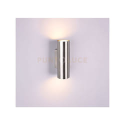 Trio Lighting - Applique a parete marley cilindro 212400207 acciaio