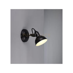 Barra 1 faretto metallo GINA R80151032 13 cm nero