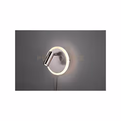 JORDAN Applique a parete LED ACCIAIO DOPPIA ILLUMINAZIONE CON ACCENSIONE SEPARATA D. 1CM