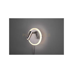 Trio - Applique a parete led jordan doppia illuminazione 229210207 acciaio
