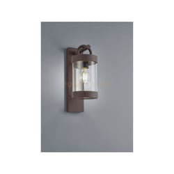 Leuchten 204160124 Sambesi - Lampada da parete per esterni, in alluminio pressofuso, acrilico trasparente, non inclusa 1 x E27. - Trio