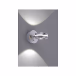 VISTA Applique a parete LED BI-EMISSIONE METALLO ACCIAIO CON DOPPIA LENTE ORIENTABILE CON SMART CONTROL MOLTEPLICI FUNZIONI " ...
