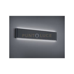 Trio - Applique Led Parete Esterno Doppia Luce Antracite 46 cm Thames ii gd