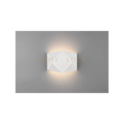 Trio - Applique zandor led metallo con tagli laser bianco 223510131