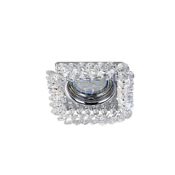Trio Lighting - Faretto cristallo quadrato dolomite 651800152 10x10cm
