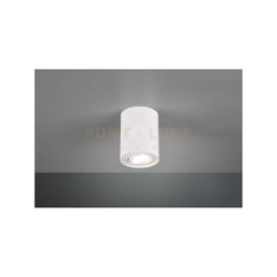 Trio - Plafoniera cilindro 1 faretto orientabile cookie 612900131 bianco