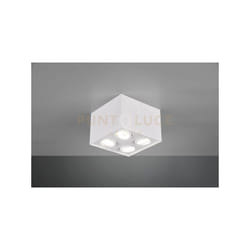 Trio - Plafoniera cubo bianco 4 faretti orientabiliBISCUIT 613000431