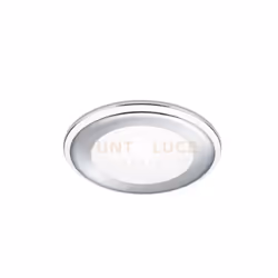 AURA FARETTO DA INCASSO PLASTICA CROMATA TRIPLA ACCENSIONE INDIPENDENTE D. 14,5CM