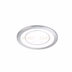 CORE FARETTO DA INCASSO PLASTICA CROMATA TRIPLA ACCENSIONE INDIPENDENTE D. 14,5CM