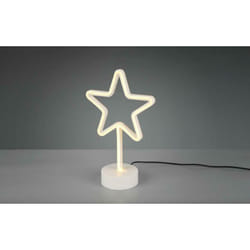 Trio Lighting - italia star lampada da tavolo led 1,8w in plastica colore bianco con interruttore on/off r55230101