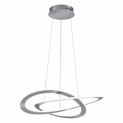 OAKLAND Sospensione GD Trio Oakland di GD Trio, sospensione led acciaio satinato dimmerabile con interruttore a parete d. 70c ...