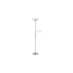 Reality Leuchten - Lampada Piantana Treppiedi Legno Regolabile Acciaio Bianco Gent gd Trio