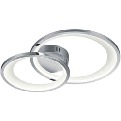 Plafoniera led, metallo, cromo, L59 cm, Granada
