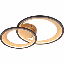Un design semplice per interni eleganti. Le luci metalliche in oro possono essere utilizzate per creare riflessi lucidi su so ...