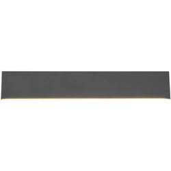 Applique LED 2 luci, luce su e giù, metallo, antracite, L47 cm, Concha