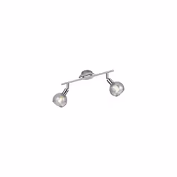BREST Faretto GD Trio Brest di GD Trio, barra 2 spots in metallo cromato con vetri fumè l. 40cm Caratteristiche: Gruppo di pr ...