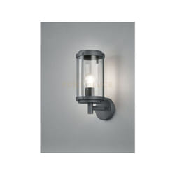 Trio - Applique a parete esterno tanaro fusione di alluminio antracite con diffusore vetro 202360142