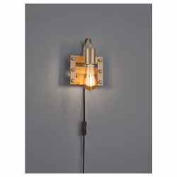 khan applique legno e metallo anticato h.20cm khan applique legno e metallo anticato h.20cm colore: nickel anticato -legno ma ...