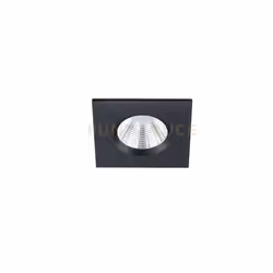 ZAGROS FARETTO DA INCASSO LED QUADRATO NERO DIMMERABILE IP65 8,5CMX8,5CM