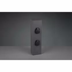Torretta da giardino Grado di protezione IP44 230V ~ 50Hz, 16A max.3600W Materiale metallo Colore antracite Dimensioni 40x10x ...